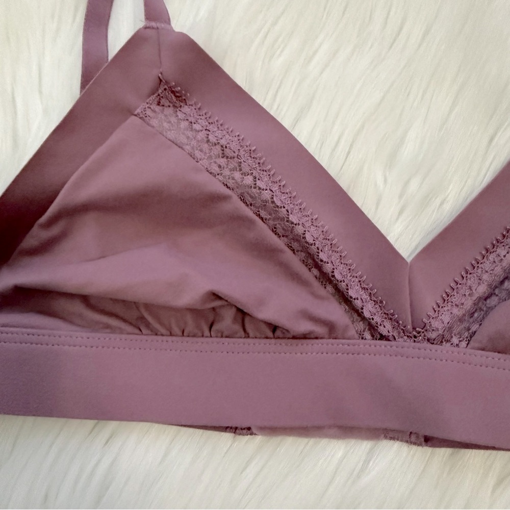 Victoria's Secret Incredible Purple Seamless Triangle Bralette Medium - Picture 2 of 6